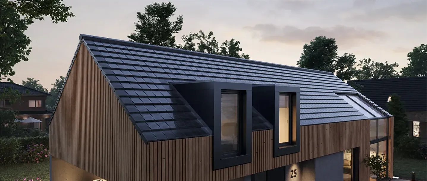 Solarziegel Solardachziegel Dachdecker Haus Dach
